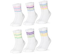 Occulto Chaussettes Sport Femme 80% coton lot de 6 (modèle: Steffi) 80s 35-38