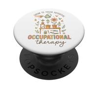 Occupational Therapy Grow to Your Potential Garden Graphic PopSockets PopGrip Adhésif