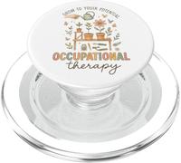 Occupational Therapy Grow to Your Potential Garden Graphic PopSockets PopGrip pour MagSafe
