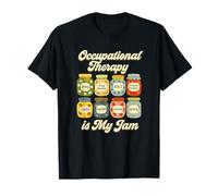 Occupational Therapy is My Jam Cute OT Jars Graphic T-Shirt