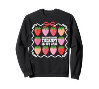 Occupational Therapy is My Jam Strawberry Graphic Sweatshirt