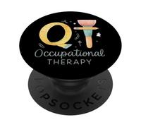 Occupational Therapy Watercolor OT Tools Graphic PopSockets PopGrip Adhésif