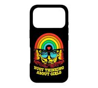 Occupé à Penser aux Filles Gay Pride Lesbian Rainbow Woman Coque pour iPhone 17 Pro