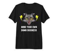 Occupe-toi de tes foutus Affaires Crazy Cat Lady T-Shirt Haut de Gamme