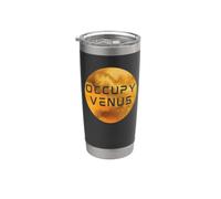 Occupez Vénus Planète Découverte de la vie Espace Science Gobelet isotherme en acier inoxydable double paroi