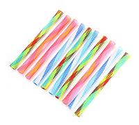 Occupiedpet 10 Pack Spring Cat Toys, 5 inch Flexible Bouncing Springs, Colorful Nylon Chase Toys for Indoor Cats