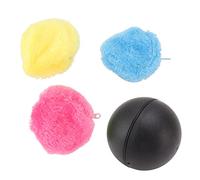 Occupiedpet Automatic Rolling Ball, Pet Interactive Floor Cleaning Toy | Automatic rolling ball toy with plush cover for pet play and light floor cleaning at home.
