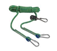 Occupiedpet Câble d'attache pour chien, câble réfléchissant de 5 m, poulie rotative à 360 degrés, laisse pour animal domestique, pour camping, cour, vert