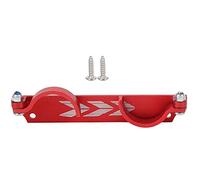 Occupiedpet Crochet de boîte à outils de pêche, accessoire de suspension rapide monté sur le côté, alliage d'aluminium, montage de 3,3 cm, poids de 0 kg, 3 options de couleur, avec 2 vis (rouge)