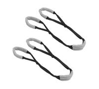 Occupiedpet Dog Back Leg Support Harness, 2 Pack Madrepora Velvet Adjustable Lifting Sling for Hind Leg Care, Soft Rear Leg Assistance for Senior and Disabled Dogs (Black)