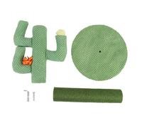 Occupiedpet Griffoir pour Chat, Corde de Jute, Motif Figue de Barbarie avec Base Stable, Grand griffoir pour la Protection des Meubles et la santé des Griffes