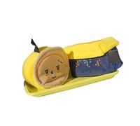 Occupiedpet Jouet puzzle pour chien, balle à renifler interactive avec son de papier froissé, jouet de stimulation mentale en peluche pour petits chiens et chats, jouet à mâcher distribuant des