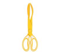 Occupiedpet Pelle à crottes pour Animaux domestiques, Pince à Ciseaux Portable avec Encoche dentée pour Le Nettoyage des déchets de Chiens et de Chats, Nettoyeur de déchets Jaune