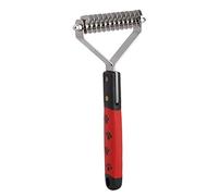 Occupiedpet Pet Dematting Comb with 13 Stainless Steel Blades, Detangling Grooming Brush for Matted Dog and Cat Hair, Gentle Massage Shedding Tool with Ergonomic Handle