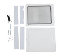 Occupiedpet Pet Door, 2 Way Noiseless Cat Dog Door Adjustable Size for Pet Crate Enclosure, for Interior Exterior Use, 13.4x11.0x1.6in, 2.3lb, Small Size, for Cats and Small Dogs (Large Size)