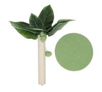 Occupiedpet Scratching Post, Sturdy Sisal Cat Tree Scratch Post with 3 Hanging Balls, for Home Indoor Use 14.17in Length Sisal Material (Vert)