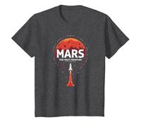 Occupy Mars : la Prochaine frontière de l'exploration Spatiale T-Shirt, Enfant, Chiné Foncé, 2 Ans