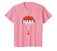 Occupy Mars : la Prochaine frontière de l'exploration Spatiale T-Shirt, Enfant, Rose, 2 Ans