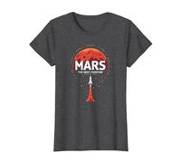 Occupy Mars : la Prochaine frontière de l'exploration Spatiale T-Shirt, Femme, Chiné Foncé, 3XL