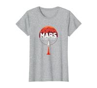 Occupy Mars : la Prochaine frontière de l'exploration Spatiale T-Shirt, Femme, Gris Chiné, 3XL