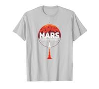 Occupy Mars : la Prochaine frontière de l'exploration Spatiale T-Shirt, Homme, Argent, M