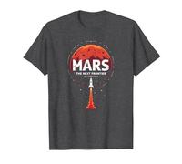 Occupy Mars : la Prochaine frontière de l'exploration Spatiale T-Shirt, Homme, Chiné Foncé, XXL