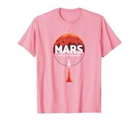 Occupy Mars : la Prochaine frontière de l'exploration Spatiale T-Shirt, Homme, Rose, L
