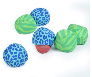 Ocean 5 Extreme Boule - Set de boules souples-Dots - Couleur : rouge / bleu
