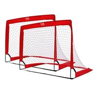 Ocean 5 Lot 2 Buts de Foot Popup, Cage de Foot pour Le Jardin Pliables, 120 x 90 x 90 cm, But de Foot Enfants Extérieur et Adolescents, 2 Cages Foot Pliables, Également pour Le Hockey et Le Handball