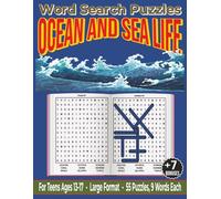 Ocean and Sea Life - Word Search Puzzles: Perfect Brain Teaser for Travel, Relaxation, and Breaks