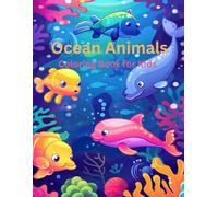 Ocean Animals Coloring Book For Kids