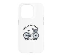Ocean Bay Park Fire Island Vélo Vacances d'été Pieds Nus Coque pour iPhone 15 Pro