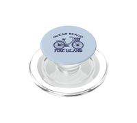 Ocean Beach Fire Island NY Vélo Vacances d'été Pieds Nus PopSockets PopGrip pour MagSafe