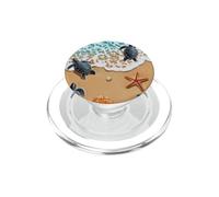 Ocean Beach Turtle PopSockets PopGrip pour MagSafe