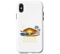 Ocean Before Breakfast Design Beach Sunrise Surf Lifestyle Coque pour iPhone X/XS