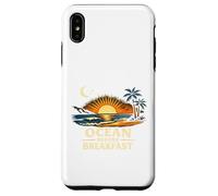 Ocean Before Breakfast Design Beach Sunrise Surf Lifestyle Coque pour iPhone XS Max