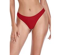 Ocean Blues Bas de Bikini Femme Coupe Brésilienne String Tanga Maillot de Bain Élégant