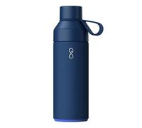 Ocean Bottle Bouteille d'eau réutilisable en acier inoxydable respectueux de l'environnement de 1 L,Anti-fuite, passe au lave-vaisselle,Bouteille isotherme à double paroi sous vide (bleu océan)