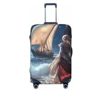 Ocean Breeze and Sail Housses de protection élastiques pour bagages de 45,7 à 81,3 cm, noir, X-Large