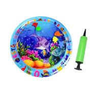 Ocean Breeze Splashland for Cats, Thickened Anti-Scratch Water Mat for Indoor and Outdoor Toys (Dolphin Model)
