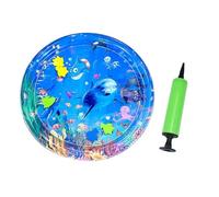 Ocean Breeze Splashland for Cats, Thickened Anti-Scratch Water Mat for Indoor and Outdoor Toys (Ship Model)