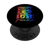 Ocean City Beach Lost Paradise, Maryland PopSockets PopGrip Adhésif