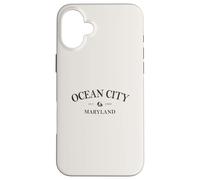 Ocean City Maryland | Impression Graphique d'Ocean City MD | Coque pour iPhone 16 Plus