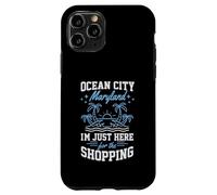 Ocean City, Maryland, Je suis Juste là pour Les Filles Qui Font du Shopping Coque pour iPhone 11 Pro