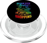 Ocean City, Maryland, Je suis Juste là pour Les Filles Qui Font du Shopping PopSockets PopGrip pour MagSafe