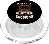Ocean City, Maryland, Je suis Juste là pour Les Filles Qui Font du Shopping PopSockets PopGrip pour MagSafe