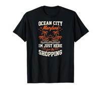 Ocean City, Maryland, Je suis Juste là pour Les Filles Qui Font du Shopping T-Shirt