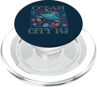 Ocean City NJ - Cadeaux de Vacances d'été et de Plage - Bleu PopSockets PopGrip pour MagSafe