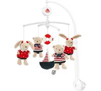Ocean Club 078190 Mobile Musical Club Océan Ronde À Carillon Avec Nounours Mélodie « Der Mond Ist Aufgegangen » À Fixer Au Lit Des Bébés De 0-5 Mois Hauteur : 65 Cm, Ø 40 Cm