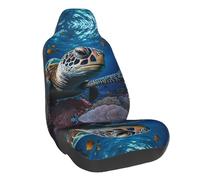 Ocean Coral Turtle Housses de siège de voiture pour voitures, VUS et camions, housses de siège avant, protection de siège de voiture, accessoires de voiture pour homme et femme